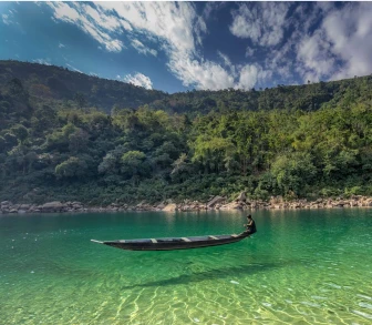 Boating in Aisa's Cleanest River